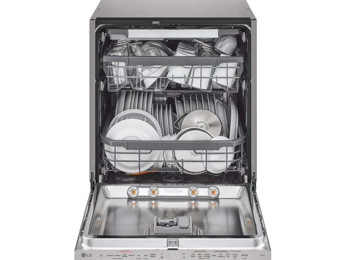 Máquina de Lavar Loiça Encastre LG DB375TXS (14 Conjuntos - 59,8 cm - Painel Inox)