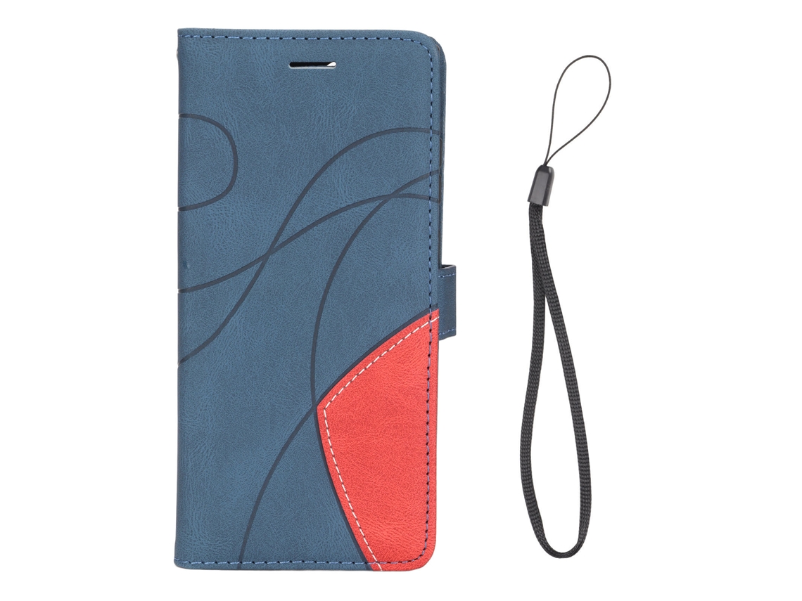 Capa Carteira para Telefone EOOCOO (estilo Flip, Bicolor)