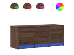Tv Cabinet, Tv Cabinets Vidaxl Marrom Madeira Processada (n/a)