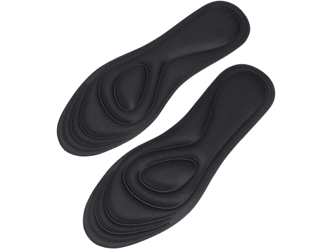Palmilhas Ipetboom De Esponja Preta, Respiráveis E Com Função De Massagem, Tamanho G, Absorvem O Suor E Proporcionam