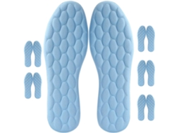 6 Pares De Palmilhas Antiderrapantes Femininas, Palmilhas De Suporte Para Os Pés Botas E Homens, Rheinkabu Azul