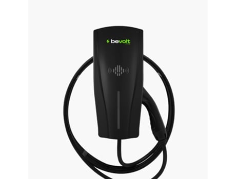 Carregador Wallbox de Veículos/Carros Elétricos BEVOLT BCP-A2N-L (Monofásico - Tipo 2 - 7.4kW - Preto)