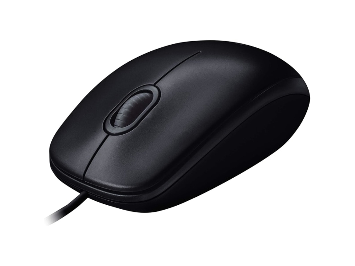 Mouse USB Logitech M90 AquaForge, 1000 DPI com rastreamento óptico, operação dupla, compatível com PC, Mac e laptop, preto.