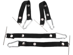 Gowenic Conjunto De 4-fitas Isolantes Ajustáveis E Resistentes Para Cintos Ferramentas, 6cm De Largura, Pretas, Para