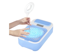 Aspirador De Unhas, 40 W De Potência De Sucção, Luz Led Para Visibilidade, Azul