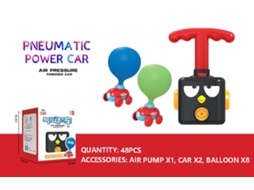 Cartoon Animal Inertial Air Power Balloon Car Toy Puzzle Fun Education Science Experiment Toy Balloon Car Toys For Children Gift