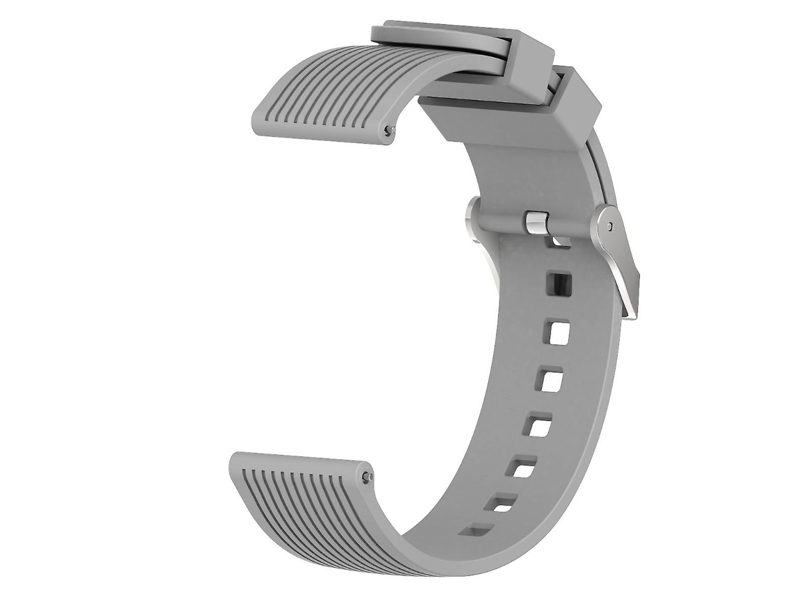 Pulseira de silicone texturizada listrada de 20 mm para smartwatch Garmin Move Luxe/Move Style/Move 3/Move Venu Ly Ebike