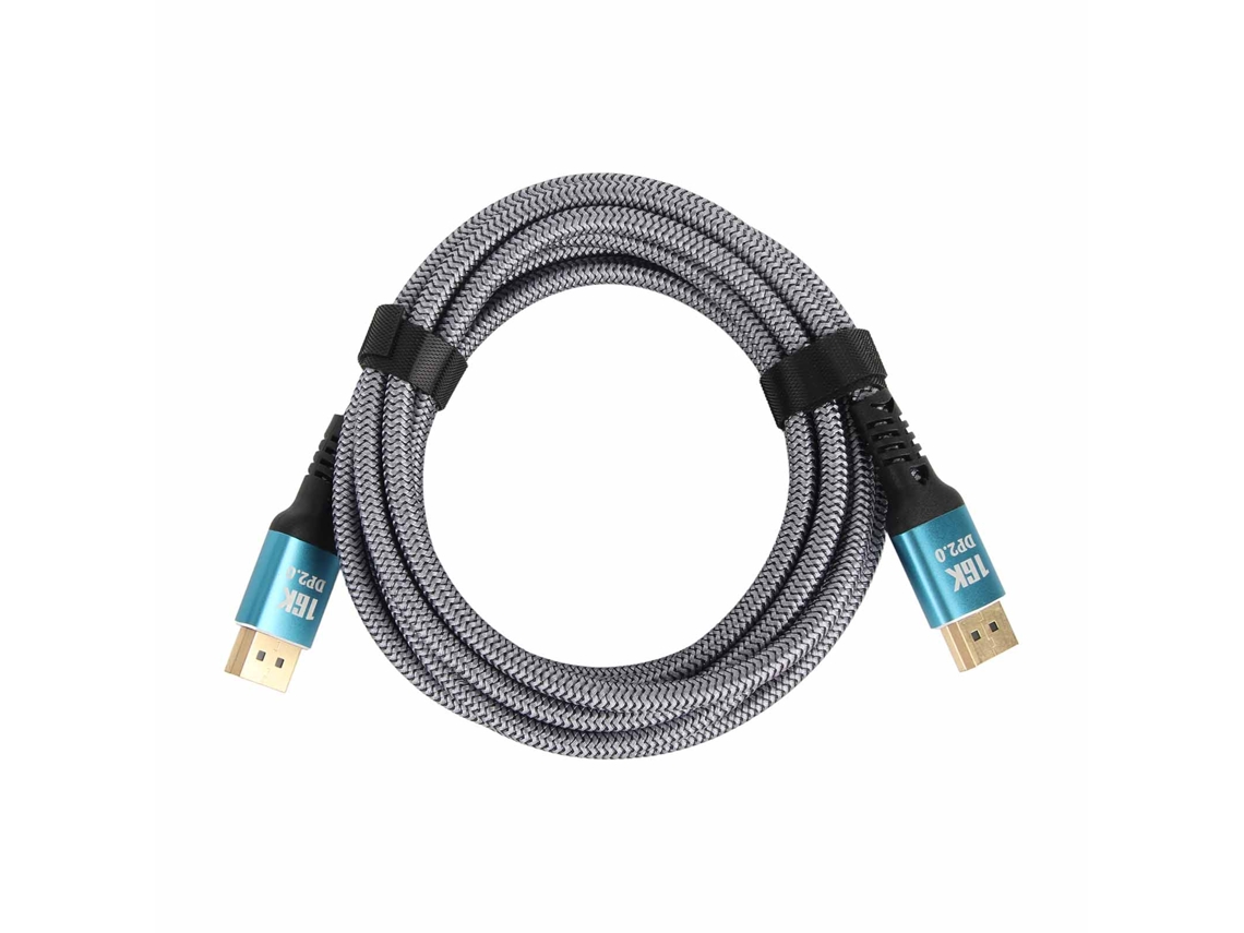 Cabo de Vídeo Hd Displayport 2.0 Suporta Transmissão 16k60hz Compatível com Interface Dvi EOOCOO