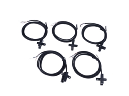 5pcs Sensor Fotoelétrico Chave De Feixe Em Forma De Ranhura U No Nc Npn Com Fio De 1 Metro Dc5‑24v