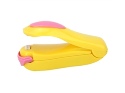 Selador elétrico portátil mini para sacos com gandola impulso fecho hermético amarelo | S/MARCA