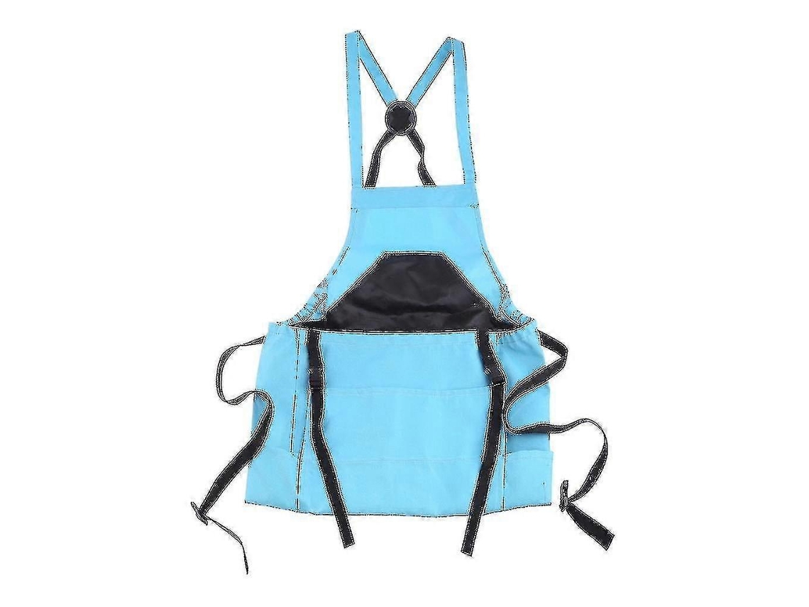 Avental De Jardinagem Oxford Impermeável Com Bolsa Grande Para Mulheres