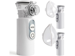 Inalador Portátil Nebulizador Portátil para Problemas Respiratórios com Pontas de Spray Substituíveis Usb Recarregável para Viagens em Casa CHRUI