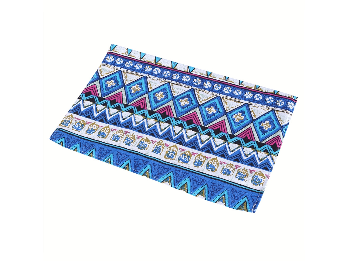 Toalha de Mesa em Algodão Azul 30X40Cm NEVEANCE