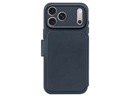 Decoded Capa Folio Para Iphone 17 Pro Max Magsafe Em Couro Com Capa Destacável Azul Marinho