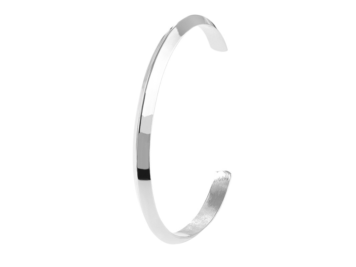 Pulseira Feminina Abertura Em Forma C Ajustável
