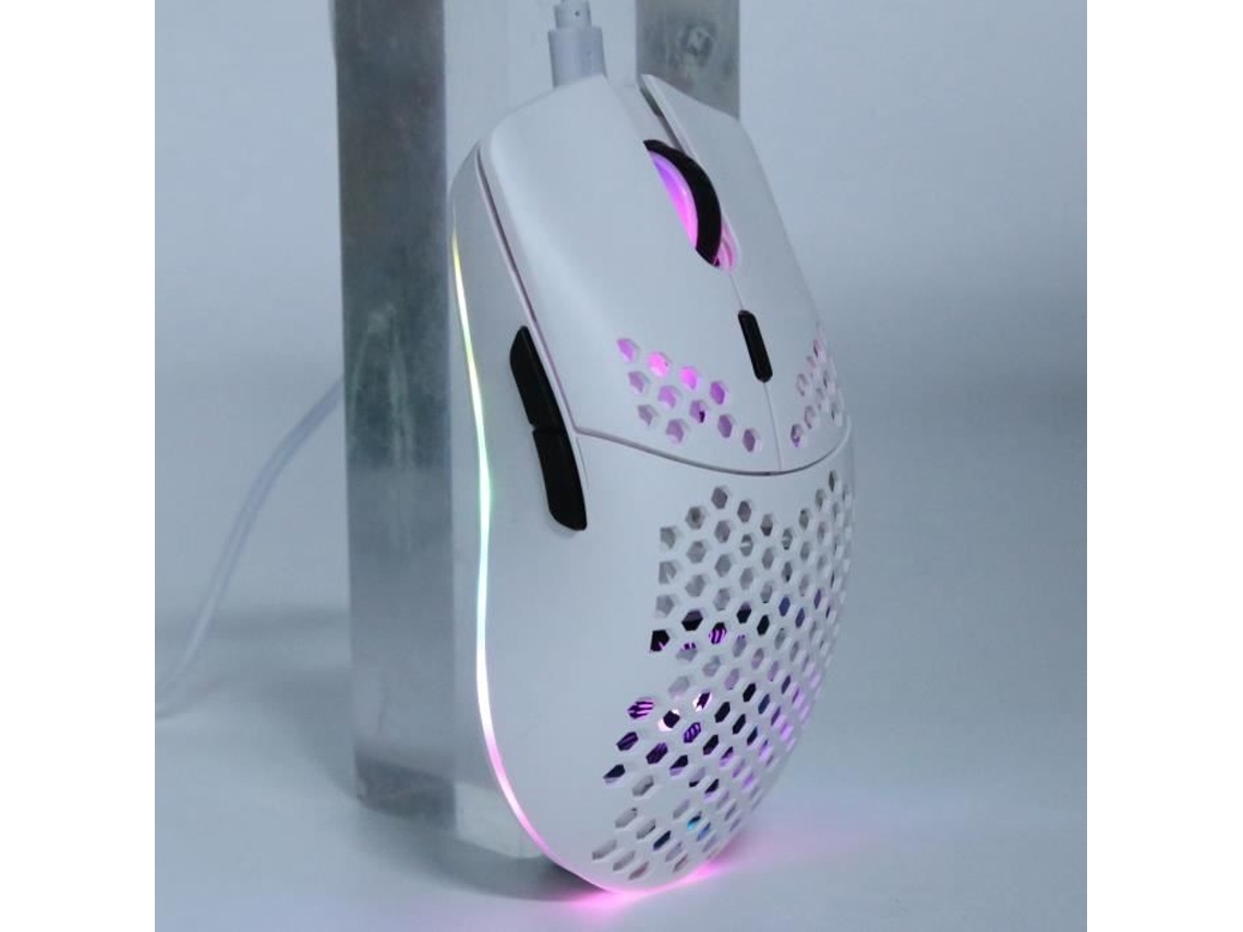 Wire Mouse ‑t66 Computer Gaming Mouse Hollow Wire Mini Portable Mouse 2.4ghz Pc For Computer Computer White*
