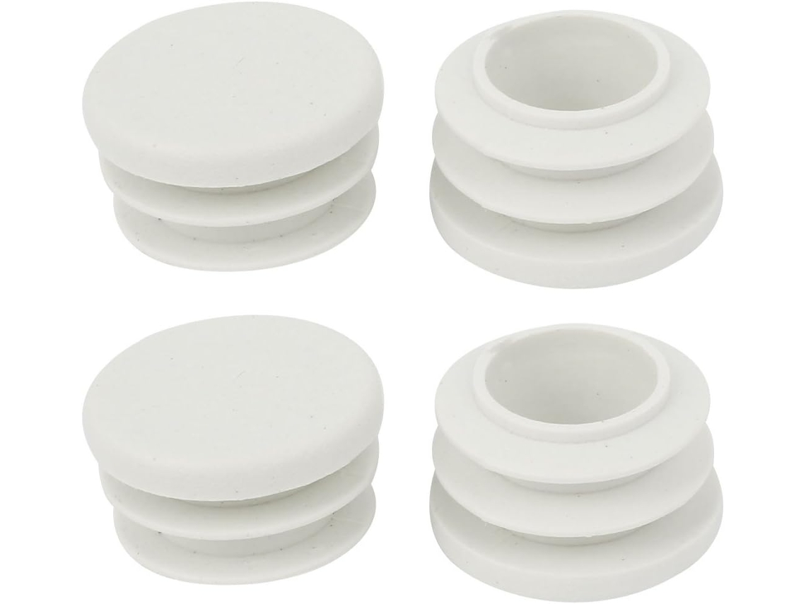 Inserções de Mangueira com Tampa Extremidade Plástico Branco 19 Mm Diâmetro CHABERLU