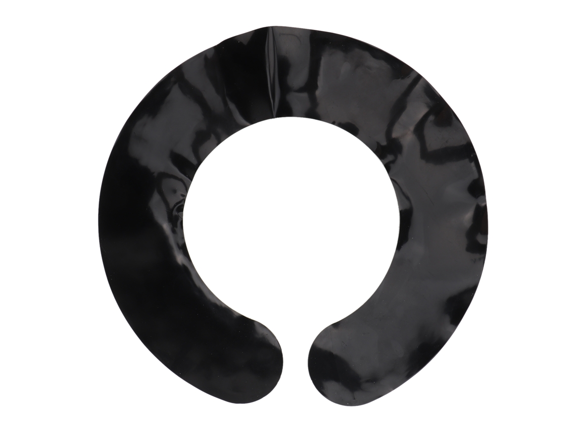 Colar de silicone para corte de cabelo, ideal para uso em salões de beleza.