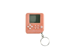 Primerox máquina de Jogo de Blocos Retro Chaveiro Portátil Mini Console de Jogos Laranja