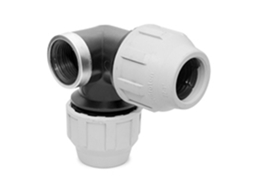 Fitting PE Codo 90º Igual Air 25X1/2 Rfz Cinzento HIDROTEN