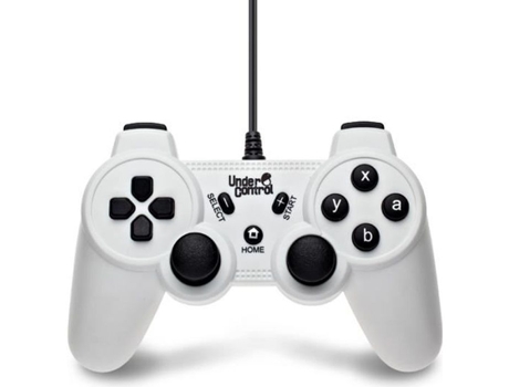 Controle Especialista com Fio Branco Compatível com Wii/Wiiu UNDER CONTROL