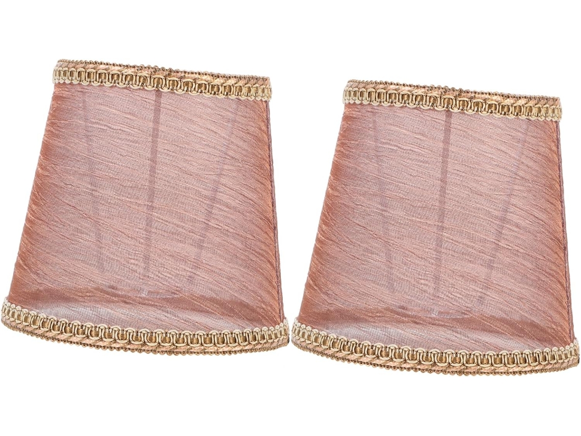 Conjunto De 2 Peças De Capas E Abajures Transparentes