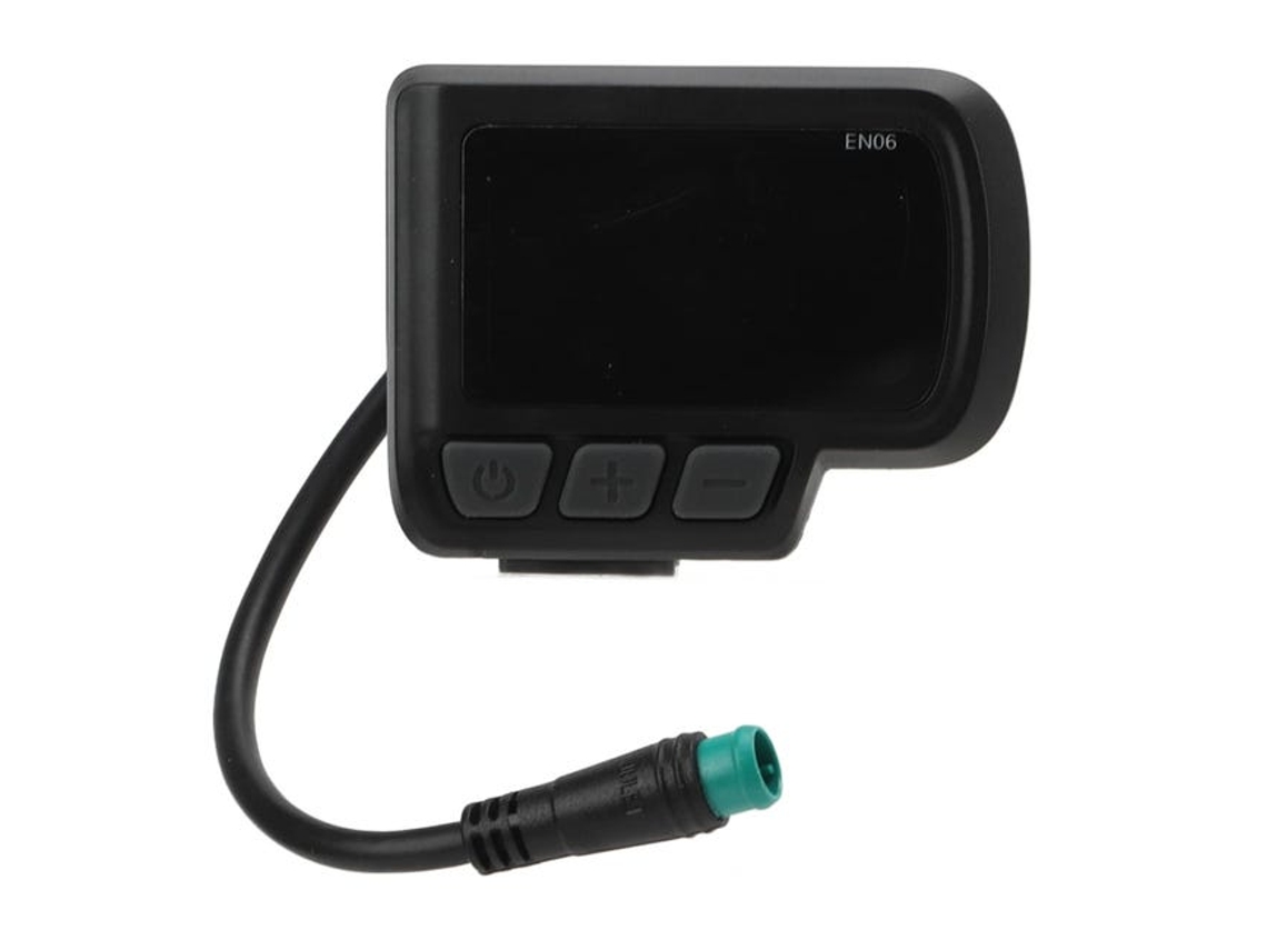 Tela Lcd En06 Para Bicicleta Elétrica, Display Verde À Prova D'água De 5 Pinos Para Scooter Elétrica Com Suporte Para Guidão.