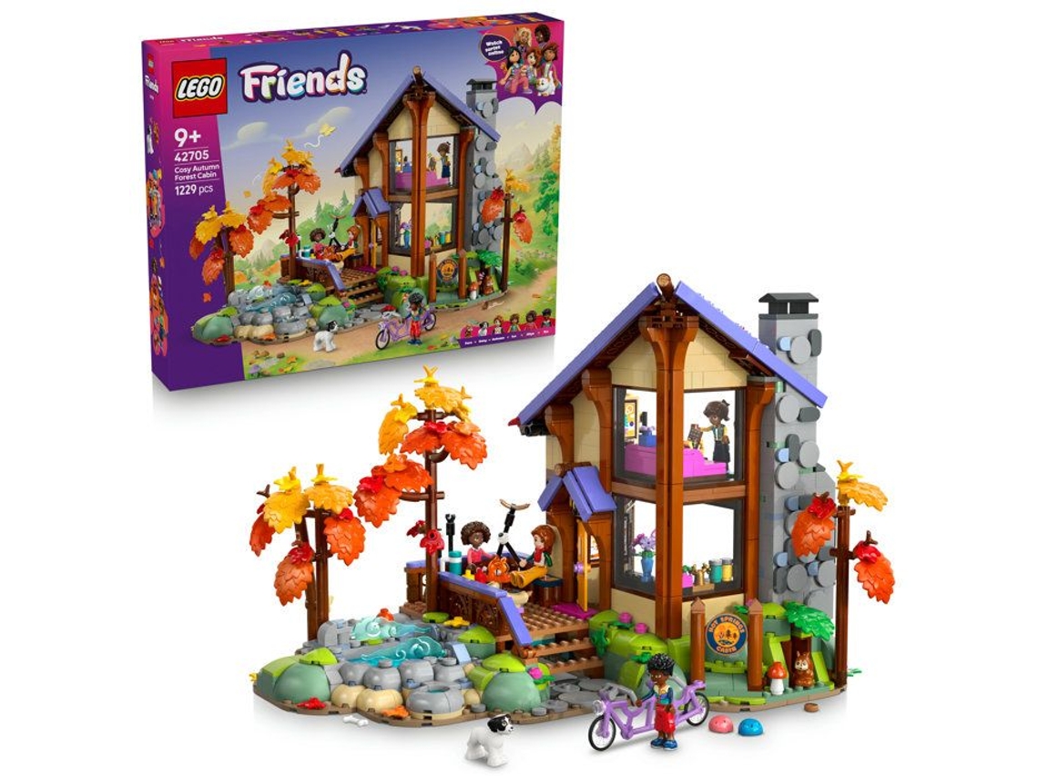 Friends 42705 a Cabana Aconchegante na Floresta Jogo a Partir de 9 Anos Casa Miniatura LEGO
