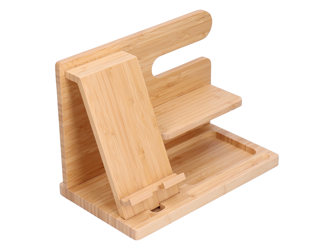 Suporte De Mesa Multifuncional Para Guardar Celular, Óculos, Chaves E Relógio.