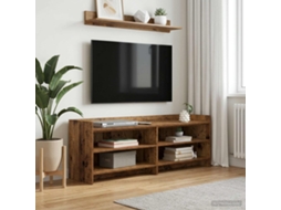 Vidaxl Gabinete Para Tv 135 X 33 X 47 Cm Madeira Antiga
