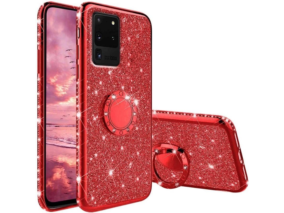 Capa Samsung Galaxy S20 Ultra HONGWE. Vermelho