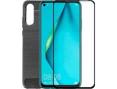 Capa Carbono 10 Pices  P40 Lite - Preto