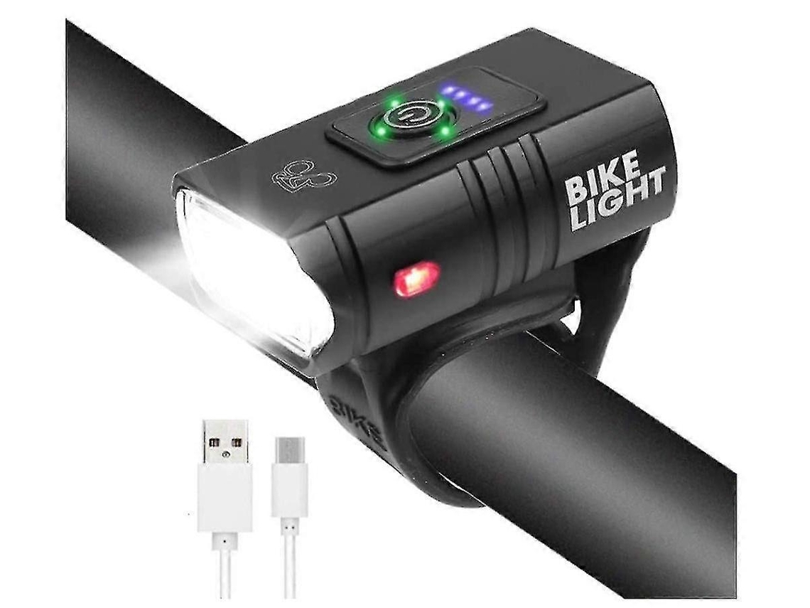 Farol De Bicicleta Recarregável Via Usb, 2000 Lúmens, Super Brilhante, Ipx. Aquaforge