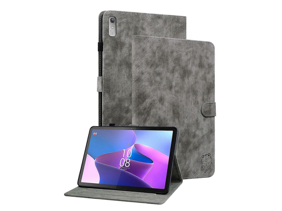 Capa De Couro Com Estampa De Tigre Para Tablet Lenovo Tab P11 Gen 2 De 11,5 Polegadas