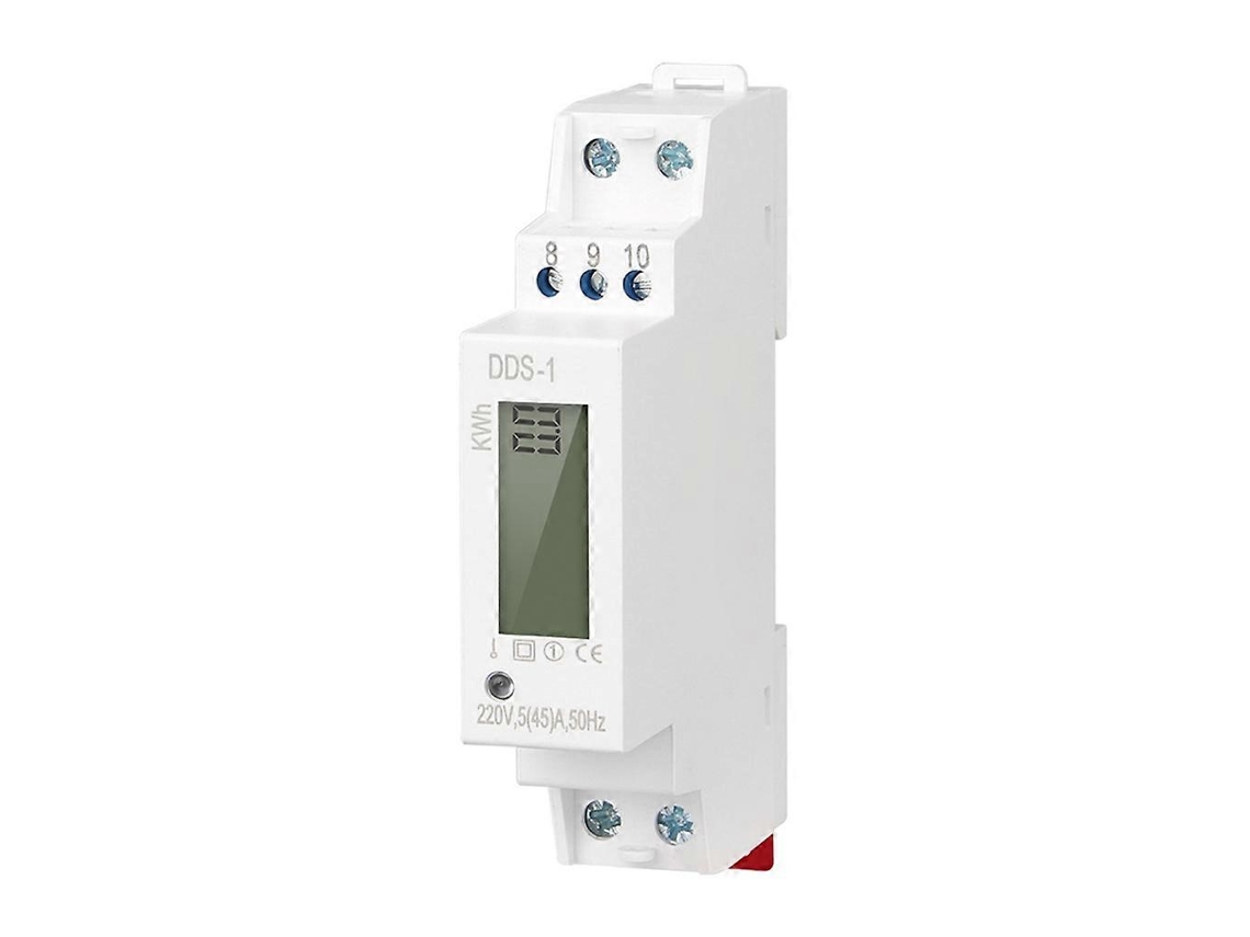 Medidor de energia monofásico com capacidade de 50 A, fácil de instalar, da Brilvibera.
