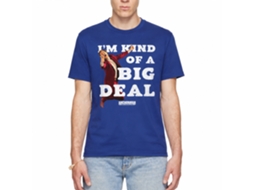 Rockinstone Anchorman Movie Big Deal Solid Royal Adult T-shirt Size:xl