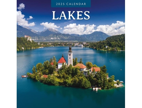 Livro Lakes 2025 Square Wall Calendar de Red Robin (Inglês)