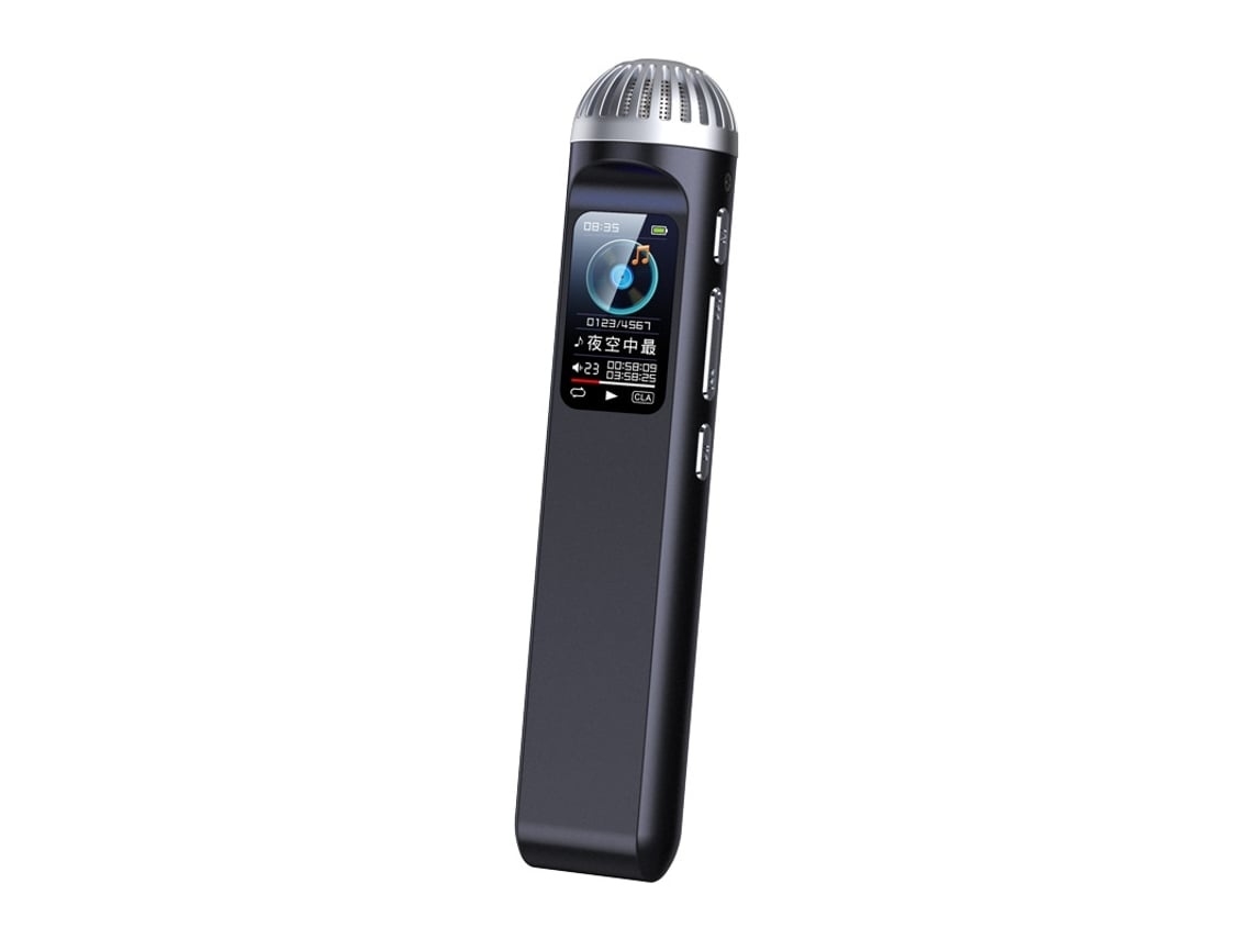 Lurelia Gravador De Voz Digital Q99 8gb Com Usb, Ativação Por Voz, Redução De Ruído Para Reuniões, Entrevistas, Conferências - Preto