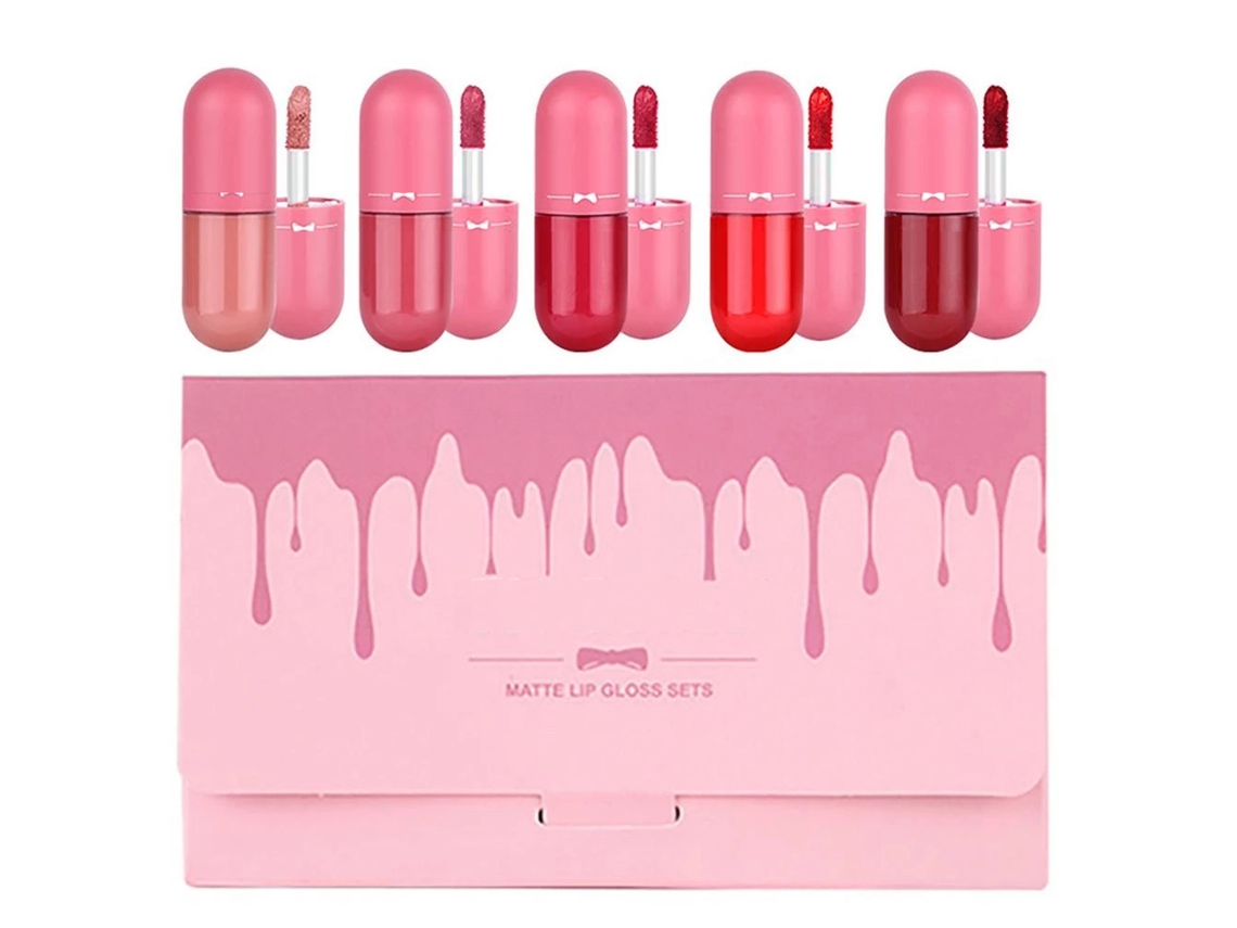 Gloss Para Lábios Sem Grudar Em Copo Longa Duração