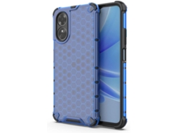 Capa Protetora Canto Proteção para Oppo Oppo A17/A17K HONGWE. Silicone Anti-Choque Resistente Azul