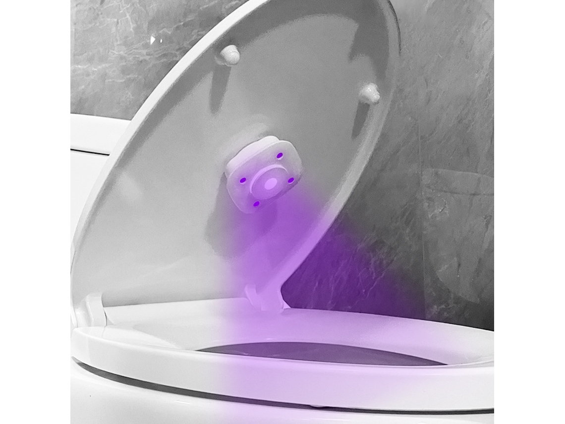 Esterilizador De Assento Sanitário Ultravioleta Uv-c, Esteriliza E Desodoriza Eficazmente, Compatível Com Carregamento Rápido Usb-c. Siurn
