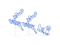 Christmas Reindeer &amp; Sleigh, Christmas Reindeers &amp; Sleighs Vidaxl (n/a)