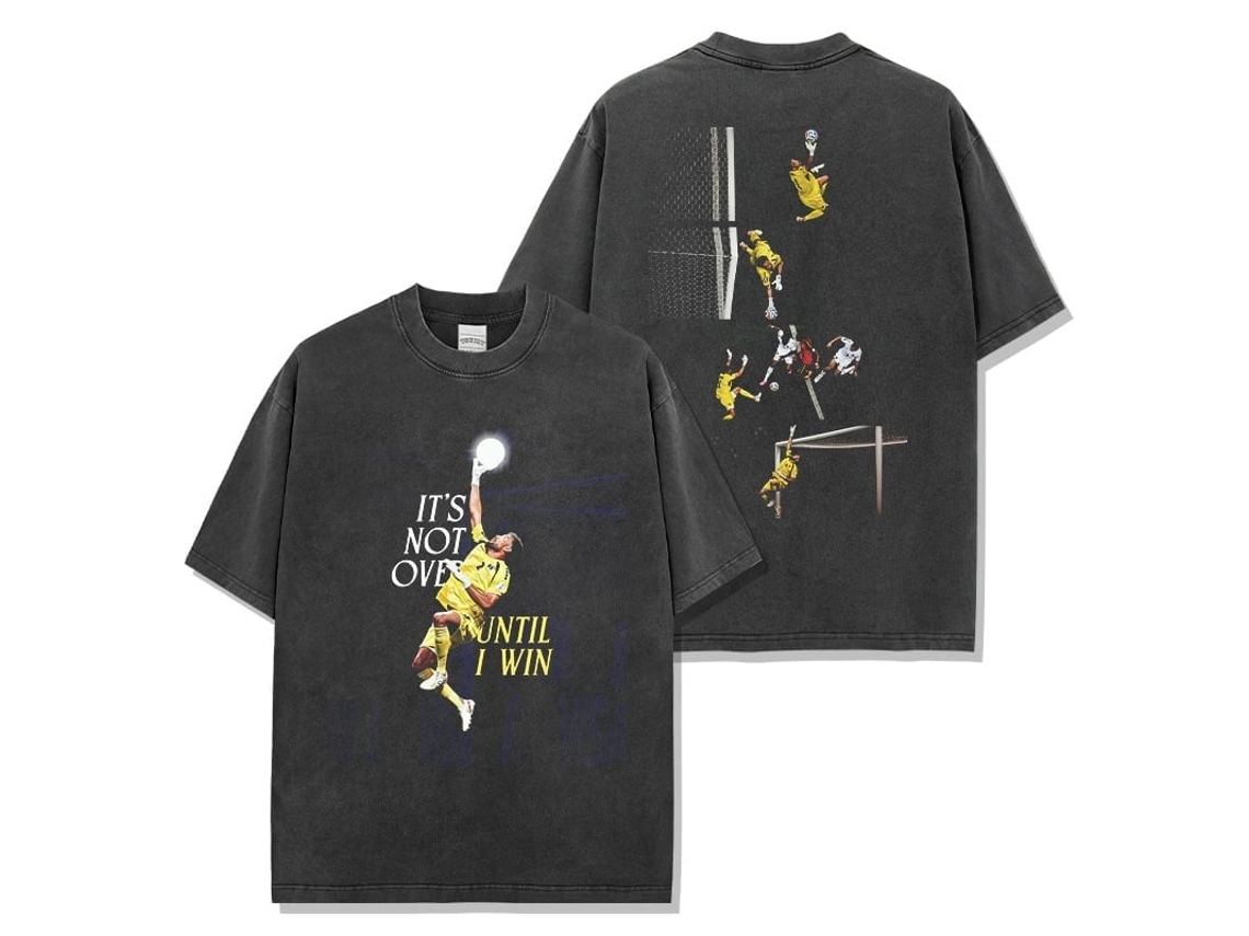 Camisola futebol cinza M, estampa Vozinha, Copa 2026 STELASPLEN