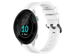 Lurelia Pulseira De Relógio Branca, Compatível Com Garmin Forerunner 55 20 Mm