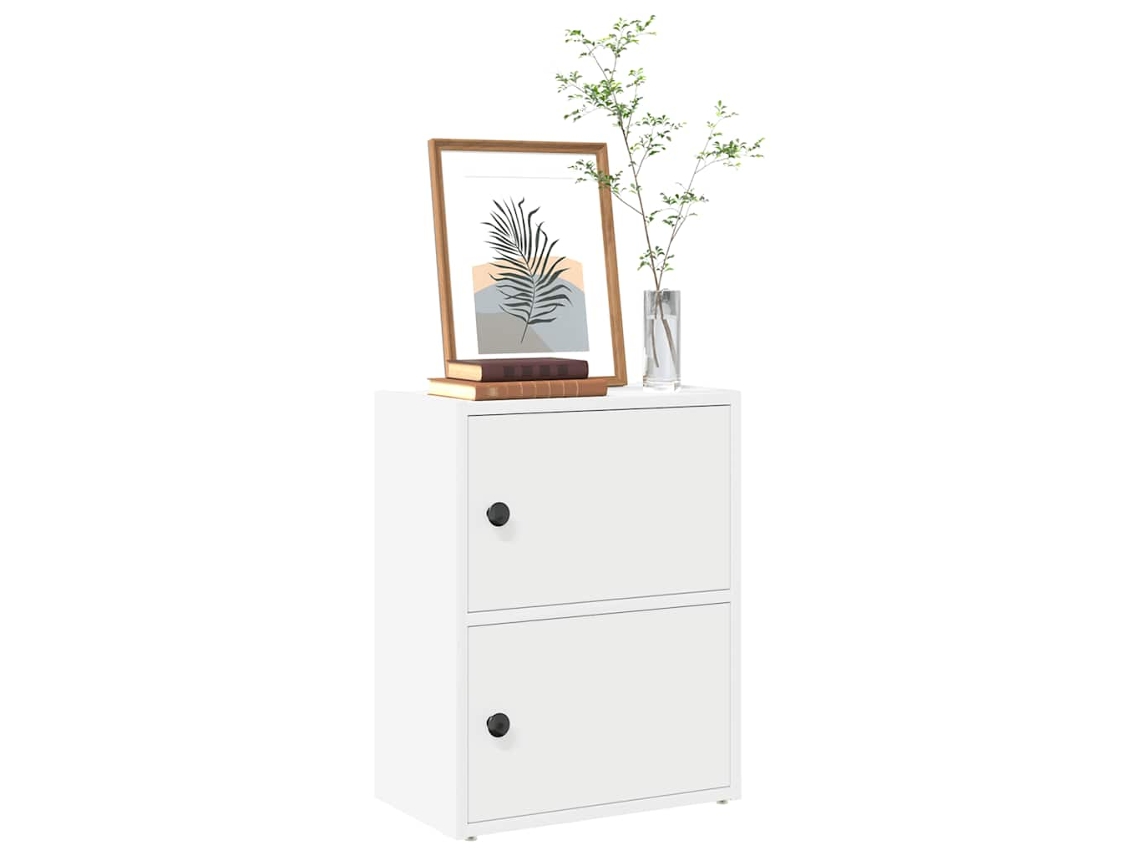 Vidaxl Estante 40x24x52 Cm Derivados De Madeira Branco
