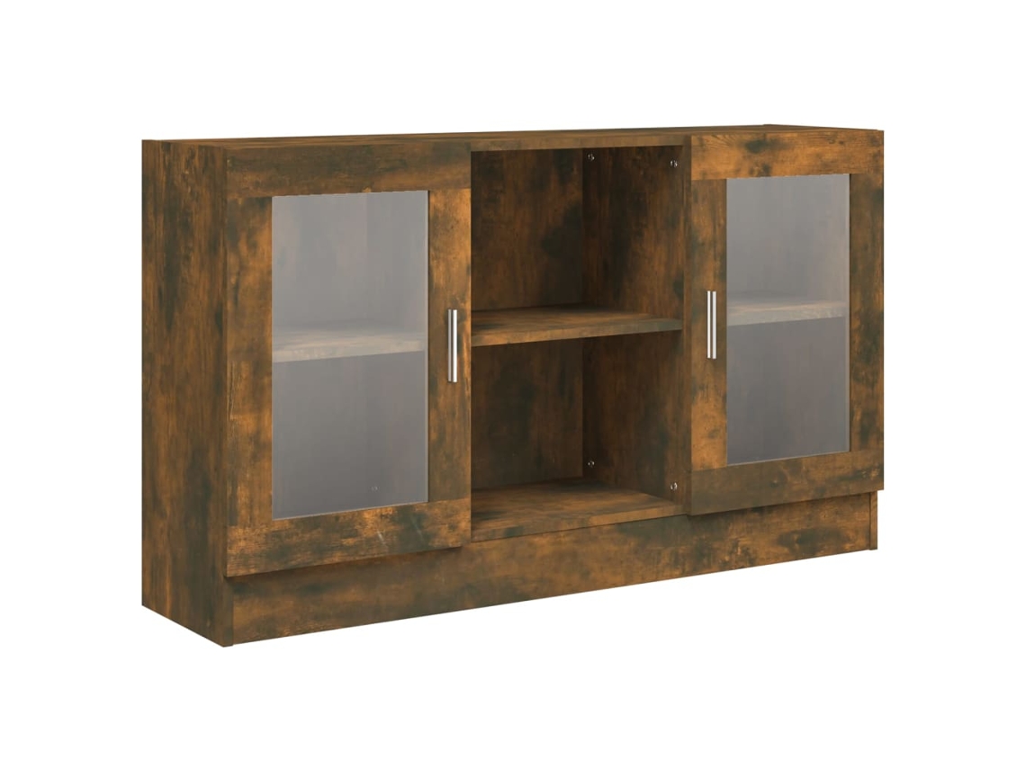 Vitrine, Vitrines Vidaxl Marrom Madeira Processada (n/a)