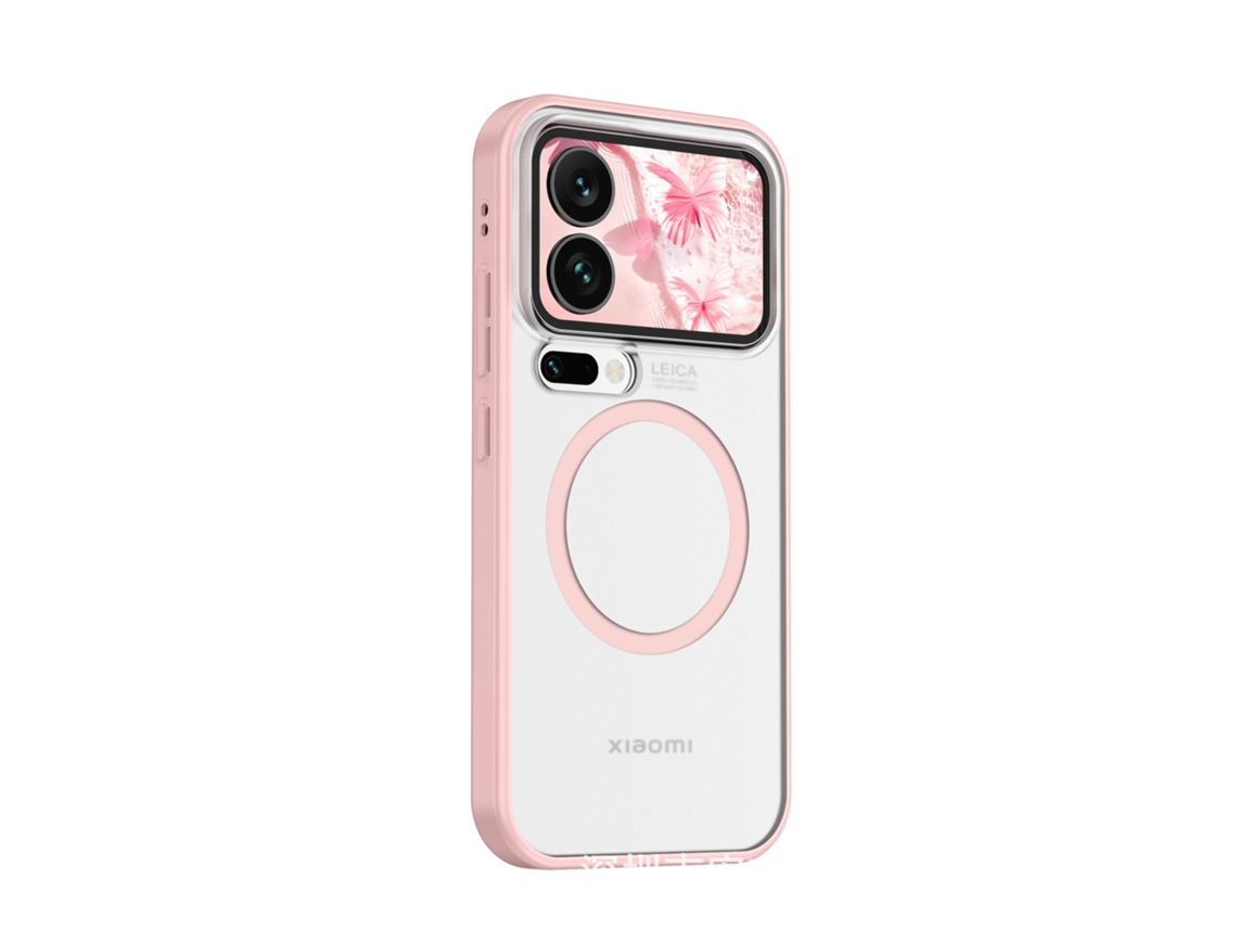 Capa Fosca Para Celular Com Textura Semelhante À Pele, Para Proteção Contra Quedversão Magnética Rosa - Xiaomi 13 Pro