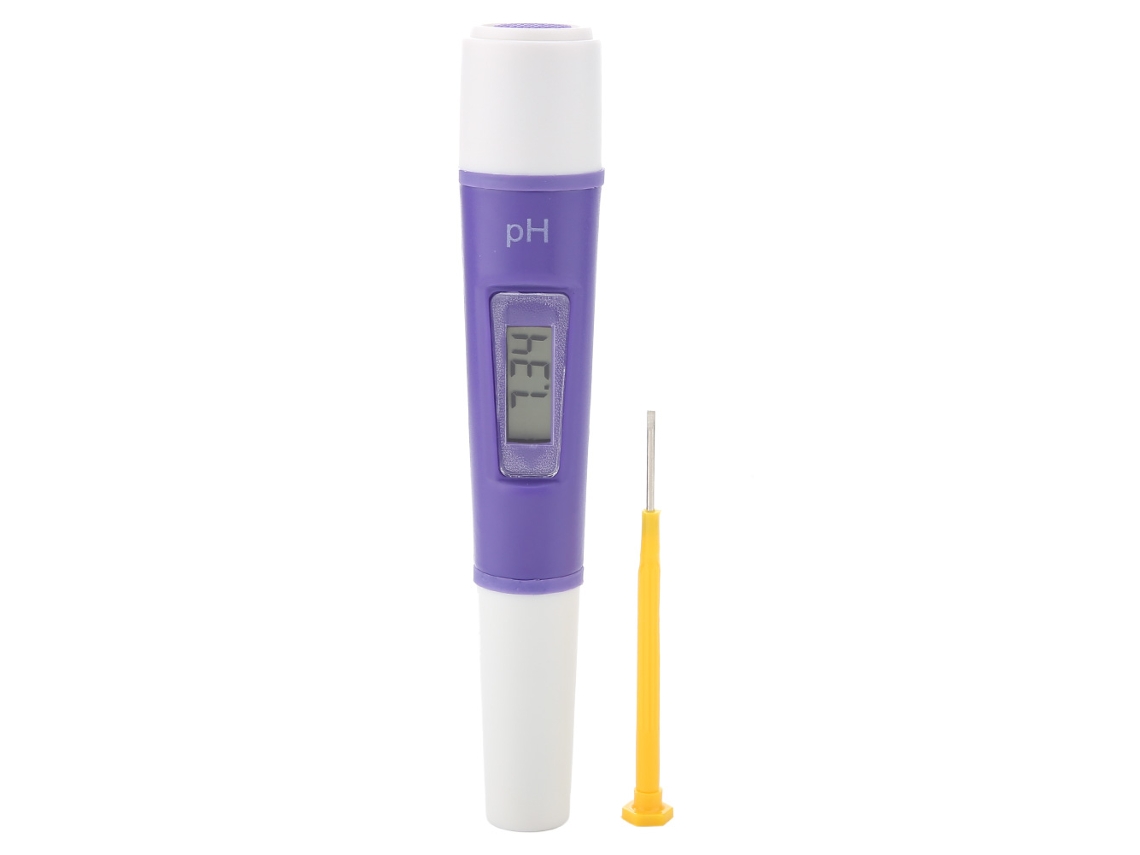 Medidor de pH digital à prova d'água PH-037 para água potável, aquários e laboratórios.