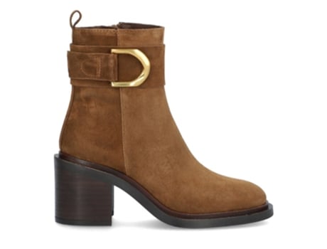 Botas de Mulher ALPE Brotin Baixo Tacon Castanho (40)