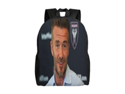 Mochila David Beckham Para Estudantes, Durável E Leve, À Prova Dágua E Com Alças Respiráveis. Olysi Shop